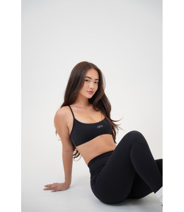 My Time Is Divine Black Sculpt V-Waist Legging