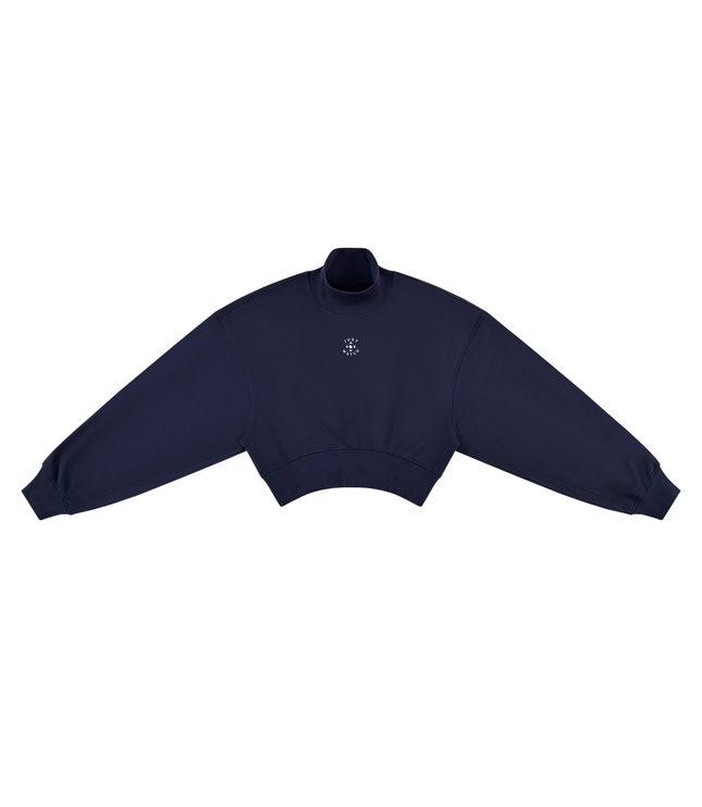 JUSTWATCH Women’s Cropped Mock Neck Sweatshirt