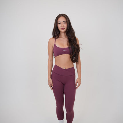 My Time Is Divine Plum Cross-Back Butter Soft Bra