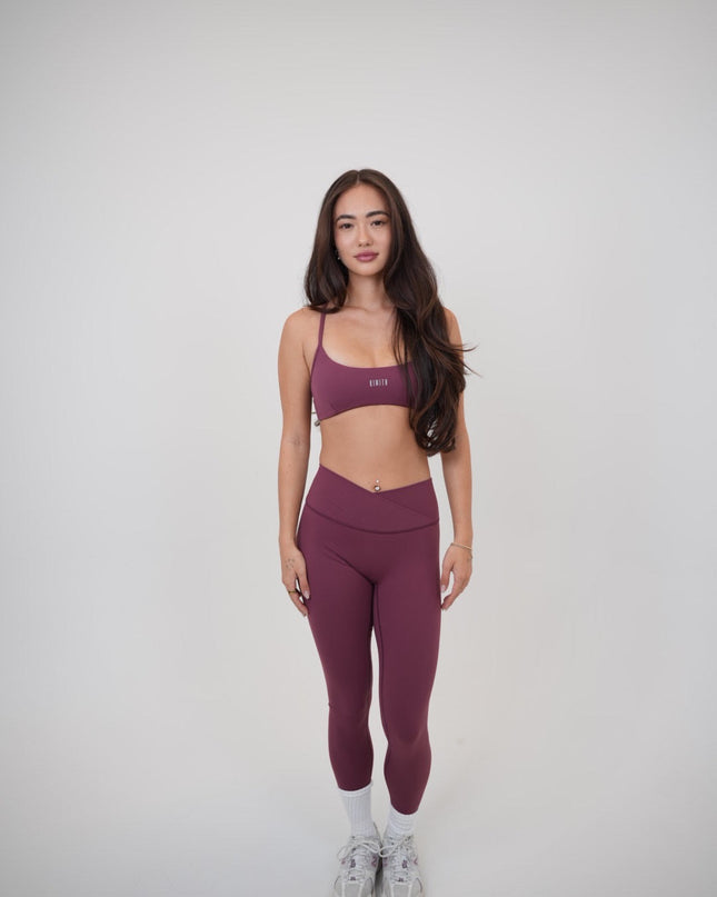 My Time Is Divine Plum Cross-Back Butter Soft Bra