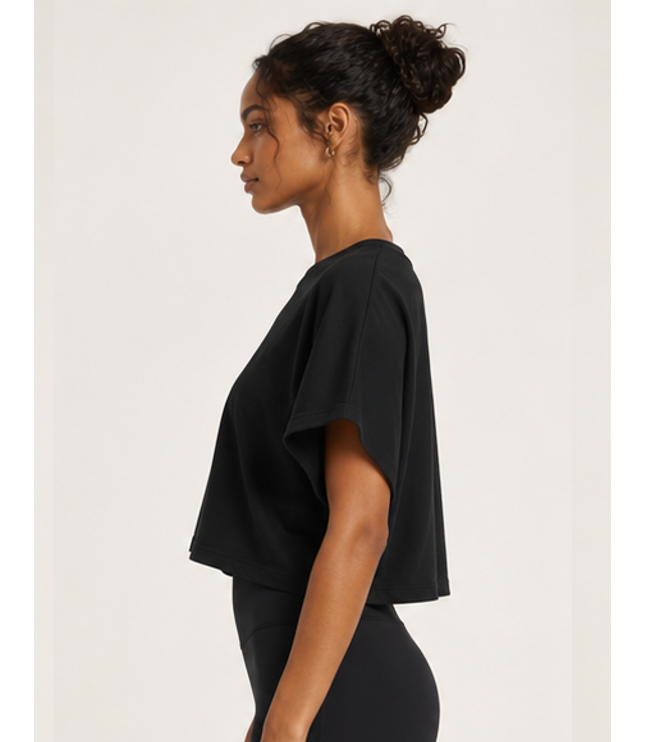 JUSTWATCH Women’s Cropped Dolman T-Shirt