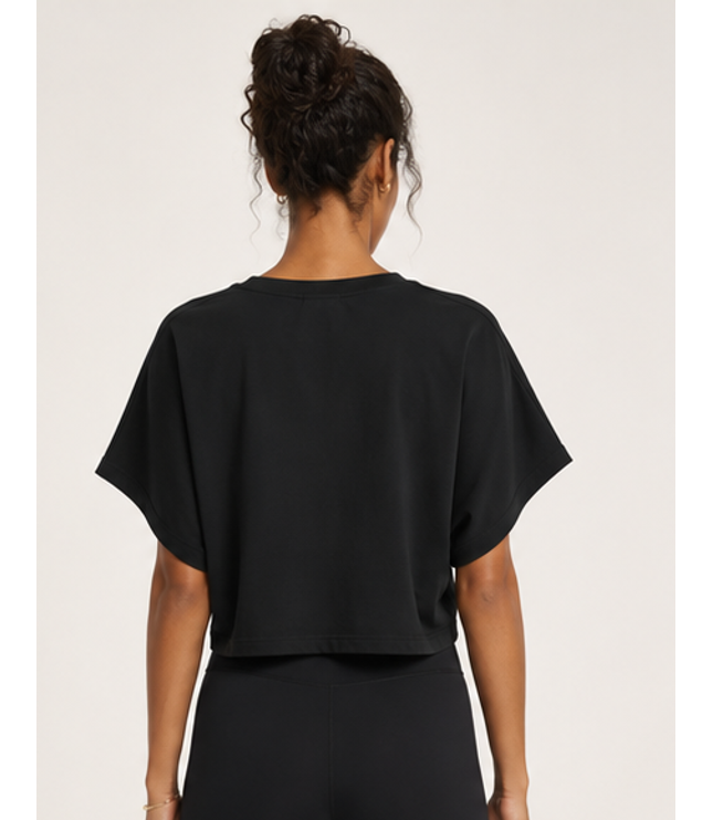 JUSTWATCH Women’s Cropped Dolman T-Shirt