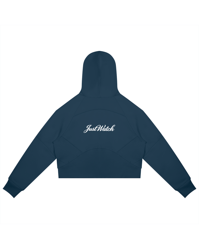 JUSTWATCH ARC Cropped Zip Hoodie