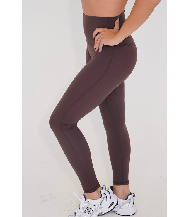I am Beautifully Radiant Quick Dry Coffee Yoga Legging
