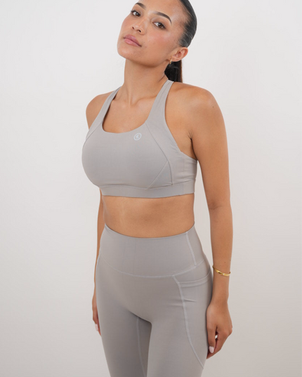 I Am Glowing Frosty Gray Quick Dry Butter Legging