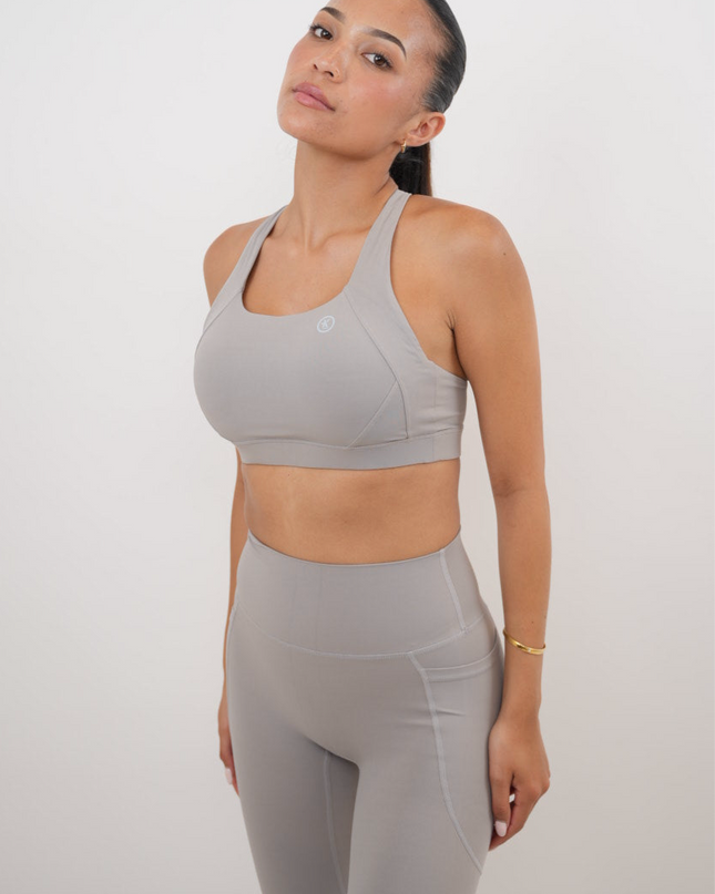 I Am Glowing Frosty Gray Quick Dry Butter Legging