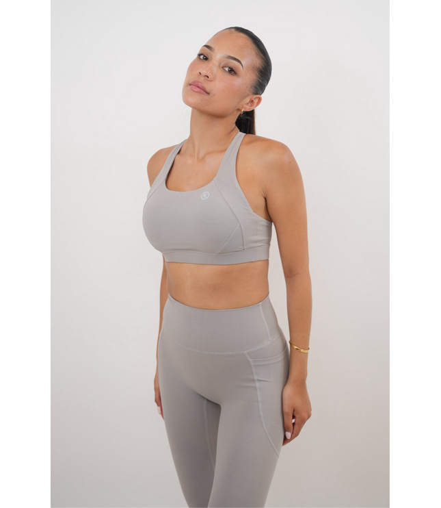 I Am Glowing Frosty Gray Quick Dry Butter Legging