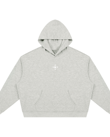 JUSTWATCH Waffle Boxy Hoodie