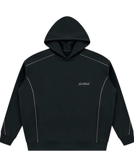 JUSTWATCH TRACE Oversized Piping Hoodie