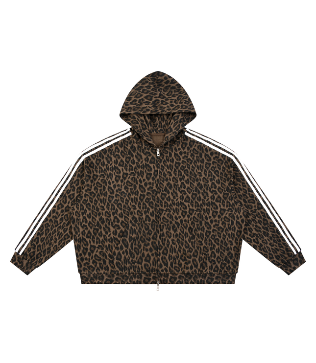 JUSTWATCH WATCHLIN LEOPARD FULL-ZIP HOODIE