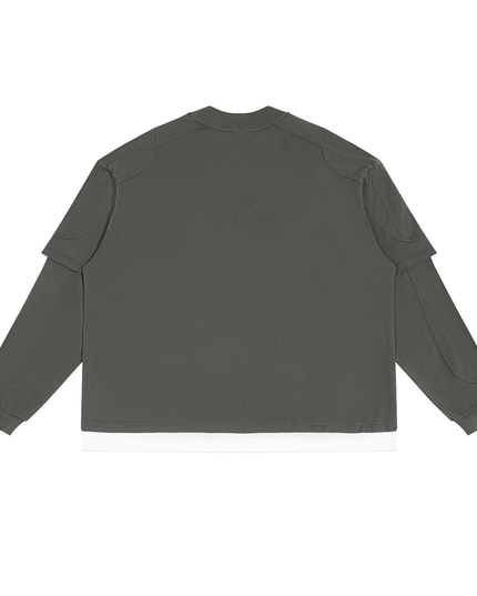 JUSTWATCH OFFSET Layered Long Sleeve Tee