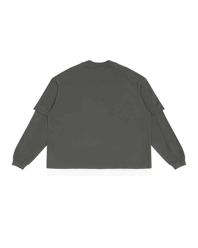JUSTWATCH OFFSET Layered Long Sleeve Tee