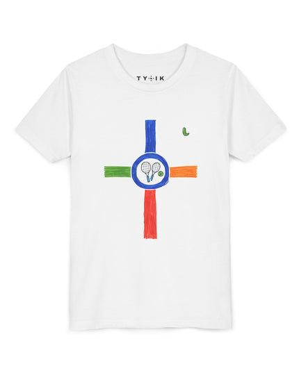 Youth Tennis 'cross’ Tee