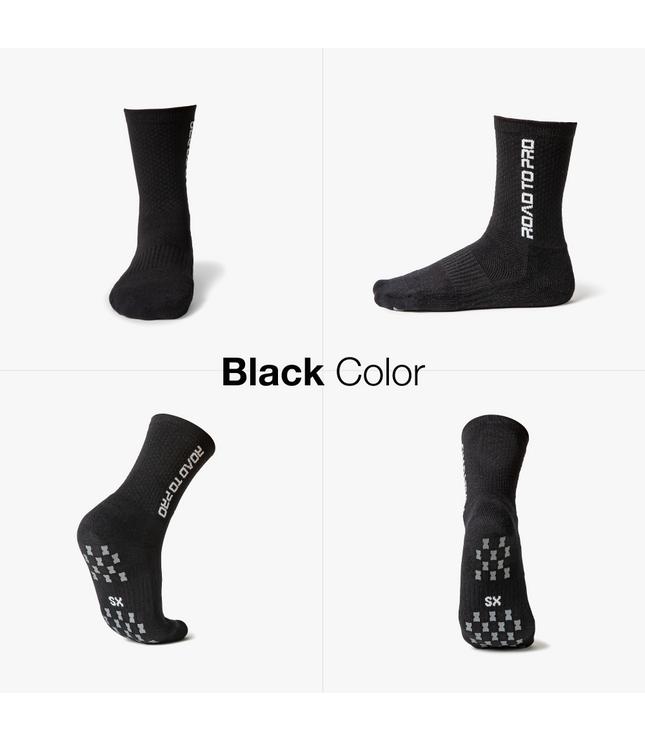 Youth/XS Anti-Slip Tennis Socks - 1 Pair