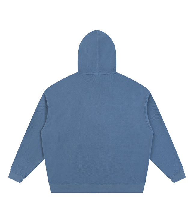 JUSTWATCH Waffle Boxy Hoodie