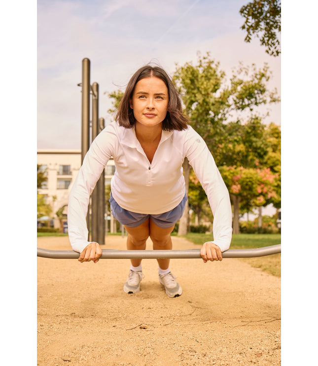 Foudy Mid-Weight Long Sleeve ½ Zip Top