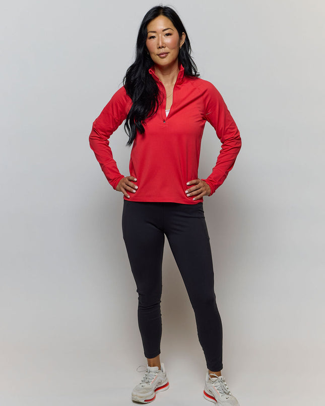 Foudy Mid-Weight Long Sleeve ½ Zip Top