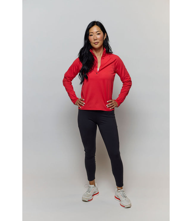 Foudy Mid-Weight Long Sleeve ½ Zip Top