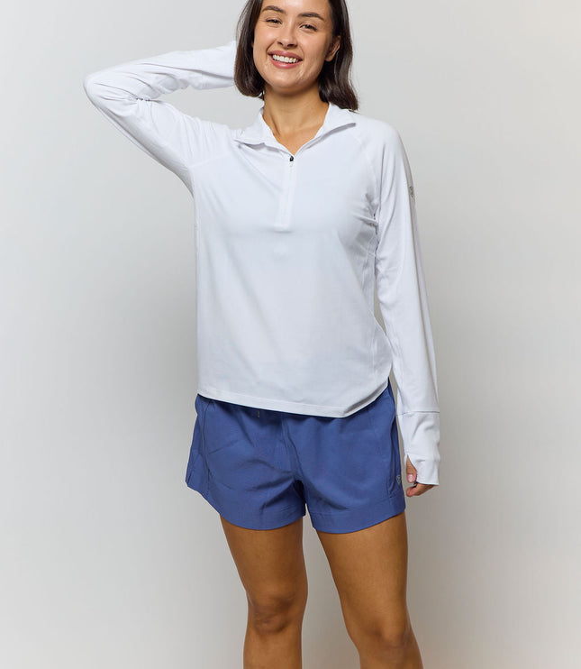 Foudy Mid-Weight Long Sleeve ½ Zip Top