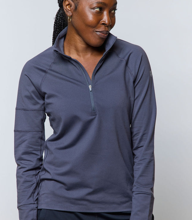 Foudy Mid-Weight Long Sleeve ½ Zip Top