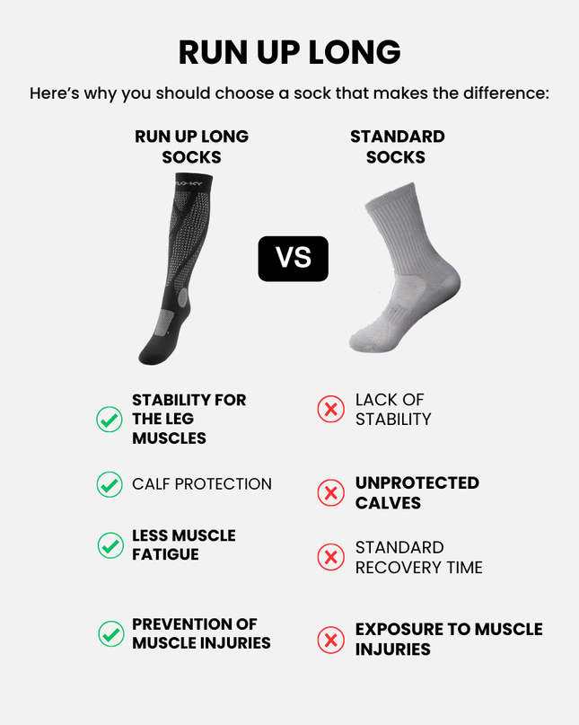 RUN UP Long Sock