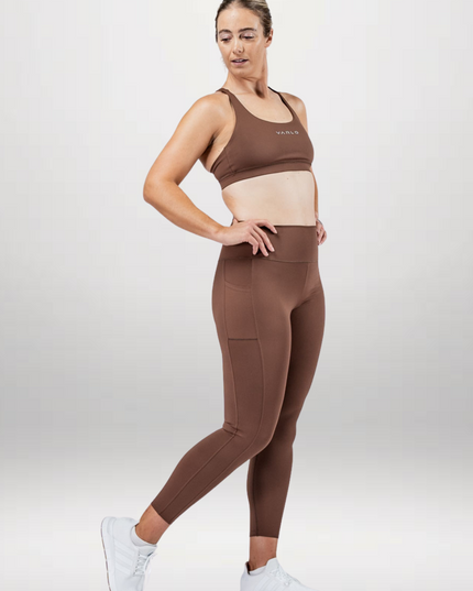 Women's SOHO Full Length High Waist Leggings (City Mocha)