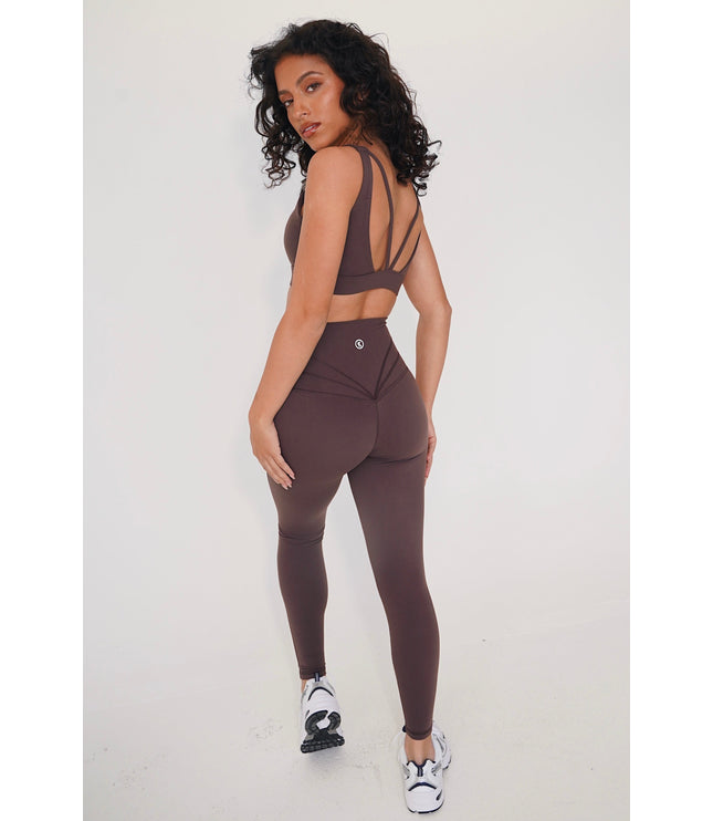 I am Beautifully Radiant Quick Dry Coffee Yoga Legging