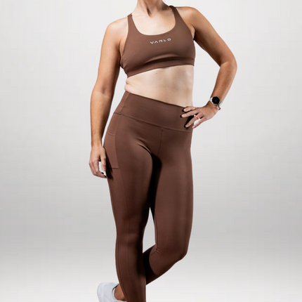 Women's SOHO Full Length High Waist Leggings (City Mocha)