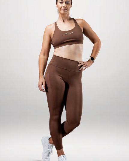 Women's SOHO Full Length High Waist Leggings (City Mocha)