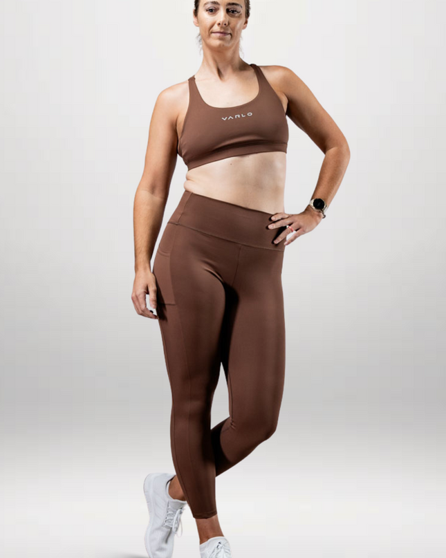 Women's SOHO Full Length High Waist Leggings (City Mocha)