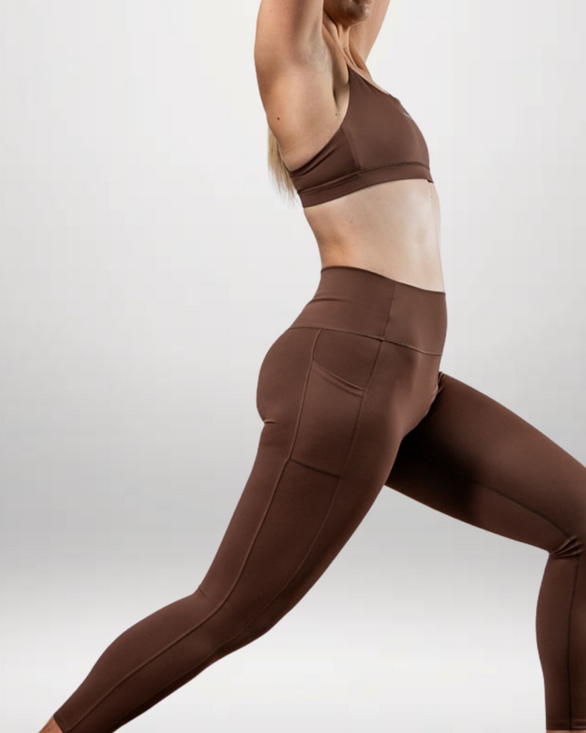 Women's SOHO Full Length High Waist Leggings (City Mocha)