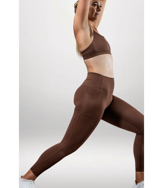 Women's SOHO Full Length High Waist Leggings (City Mocha)