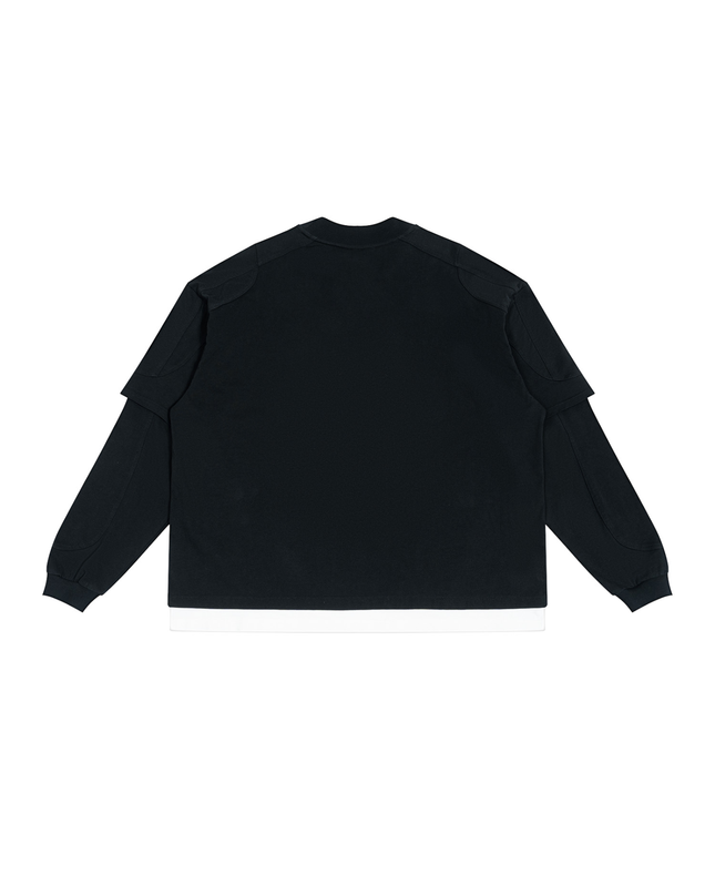 JUSTWATCH OFFSET Layered Long Sleeve Tee