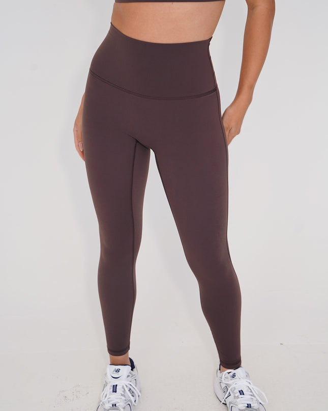 I am Beautifully Radiant Quick Dry Coffee Yoga Legging