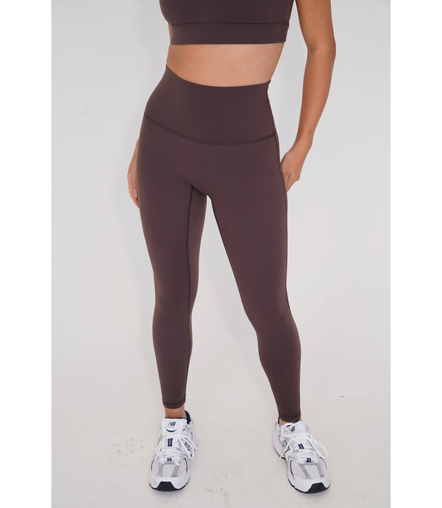 I am Beautifully Radiant Quick Dry Coffee Yoga Legging
