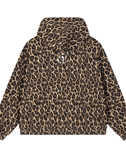 JUSTWATCH WATCHLIN LEOPARD FULL-ZIP HOODIE