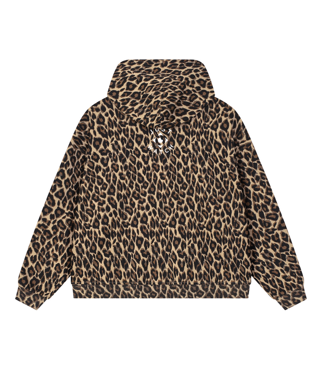 JUSTWATCH WATCHLIN LEOPARD FULL-ZIP HOODIE