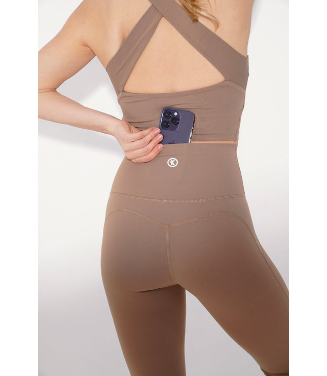 I Am Wonderful High Rise Beige Legging