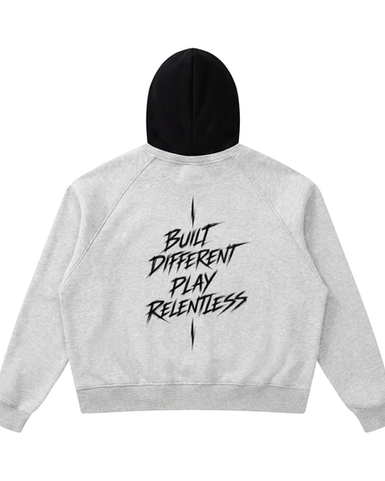 JUSTWATCH x BULL Oversized Thermal Block Hoodie