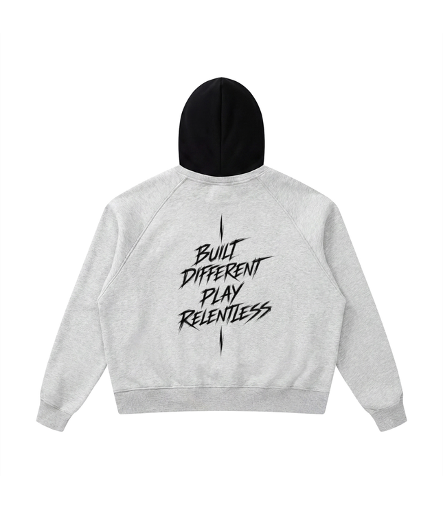 JUSTWATCH x BULL Oversized Thermal Block Hoodie