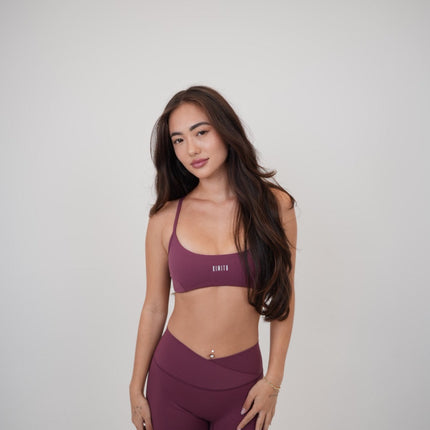 My Time Is Divine Plum Sculpt V-Waist Legging