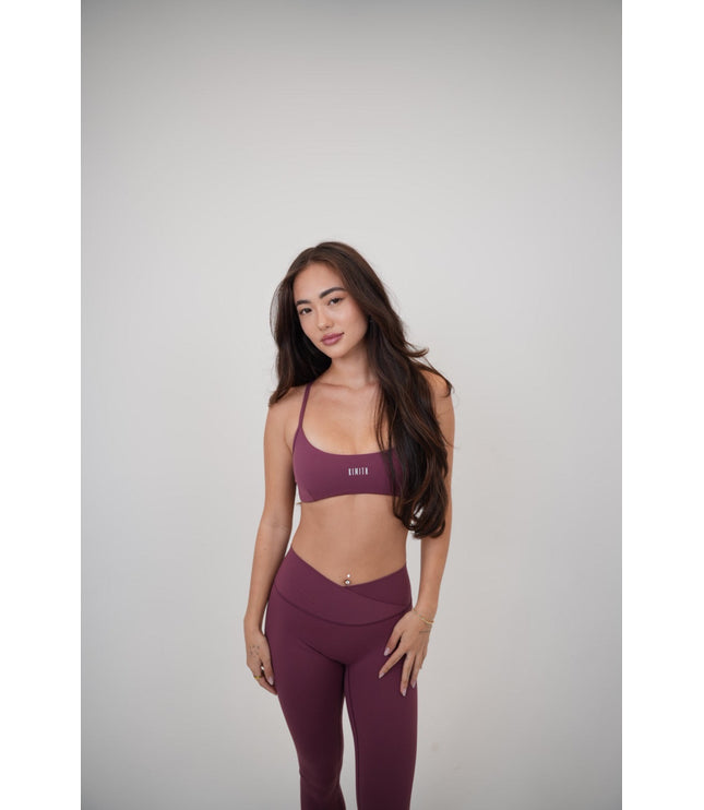 My Time Is Divine Plum Sculpt V-Waist Legging