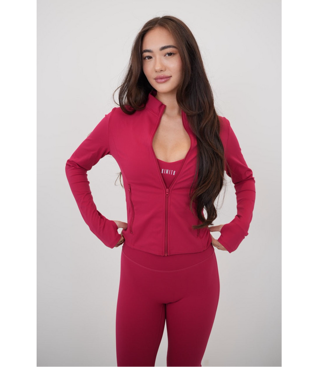 I Live in Luxury Red Perfect Fit Jacket