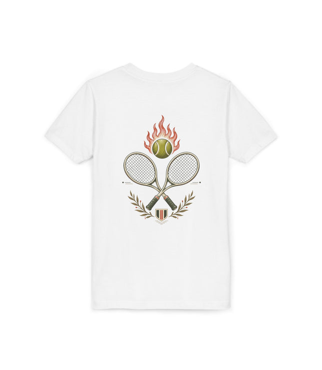 JUSTWATCH Youth Tennis 'Racket' Tee