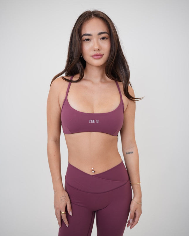 My Time Is Divine Plum Sculpt V-Waist Legging