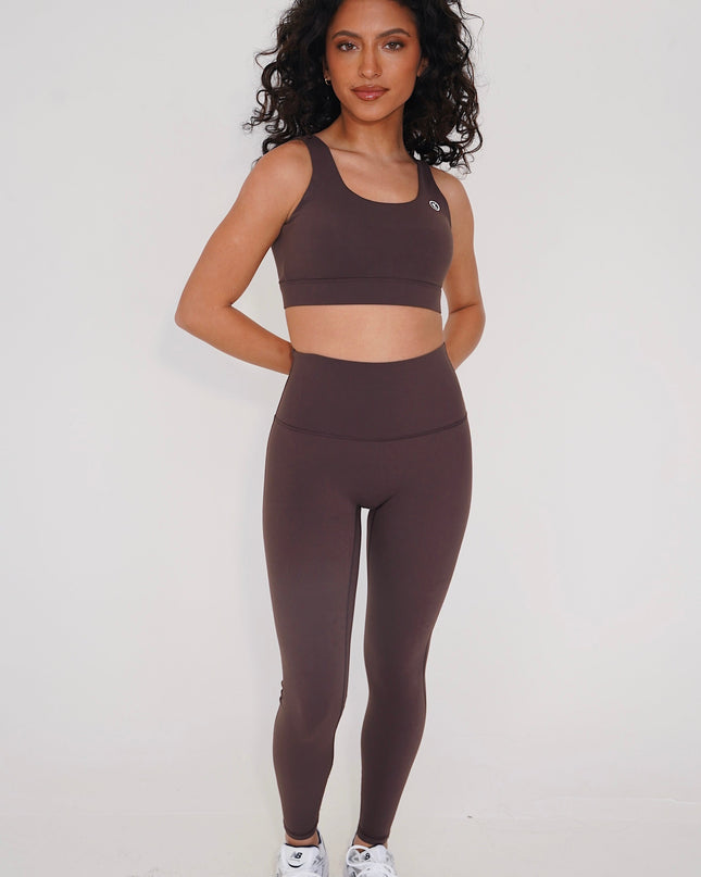 I am Beautifully Radiant Quick Dry Coffee Yoga Legging