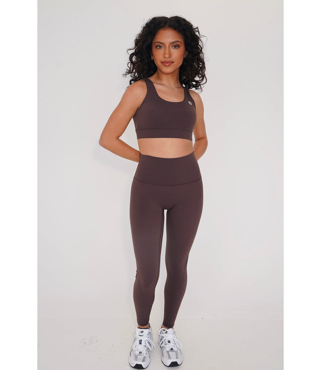 I am Beautifully Radiant Quick Dry Coffee Yoga Legging