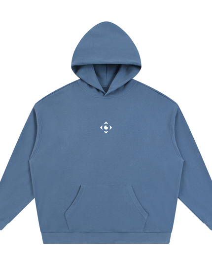JUSTWATCH Waffle Boxy Hoodie