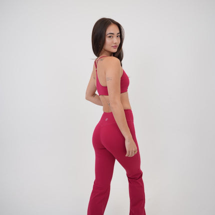 I Live in Luxury Red Sports Bra