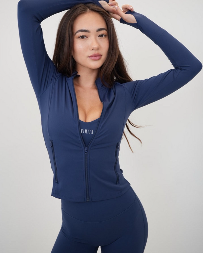 I Live in Luxury Navy Blue Perfect Fit Jacket